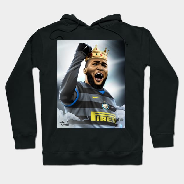 KING LUKAKU Hoodie by Jey13